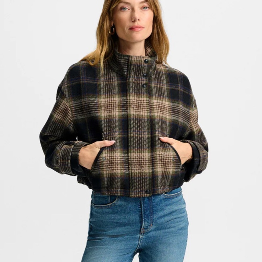 Veronica Beard Plaid Bateman Jacket - image 1